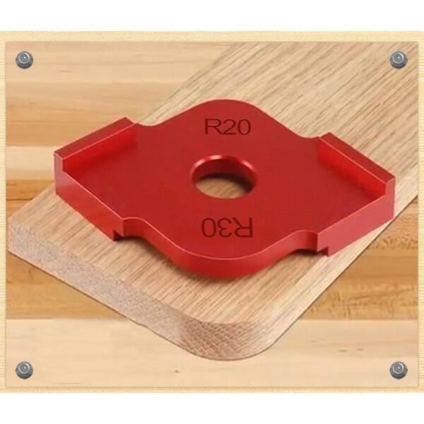 Radius Jig Router Templates Aluminium Alloy Routing Round Corners Router Bit Templates Woodwork Routing R5 R10 1