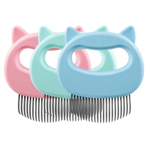 1pcs Portable Cat Dog Massage Shell Comb Grooming Hair Removal Shedding Pet Products Dog Supplies Home 1