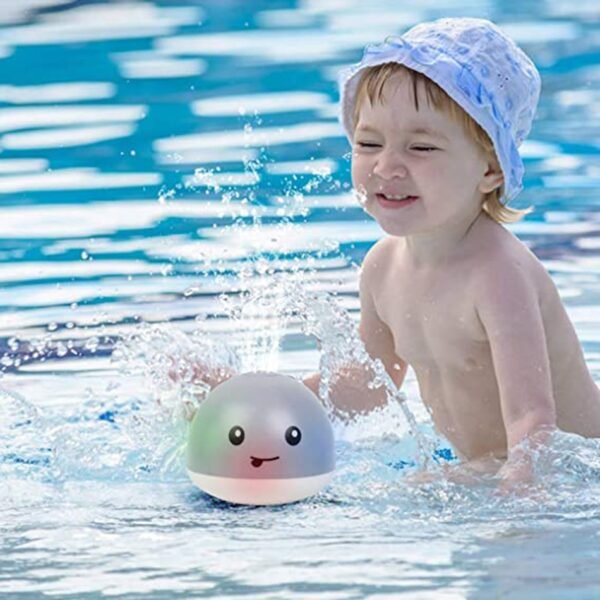 Baby Bath Toys Spray Water Shower Swim Pool Bathing Toys for Kids Electric Whale Bath Ball 1