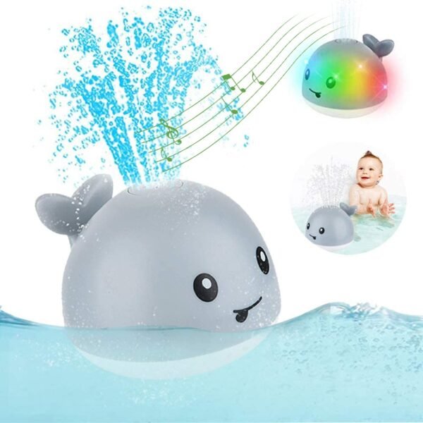 Baby Bath Toys Spray Water Shower Swim Pool Bathing Toys for Kids Electric Whale Bath Ball