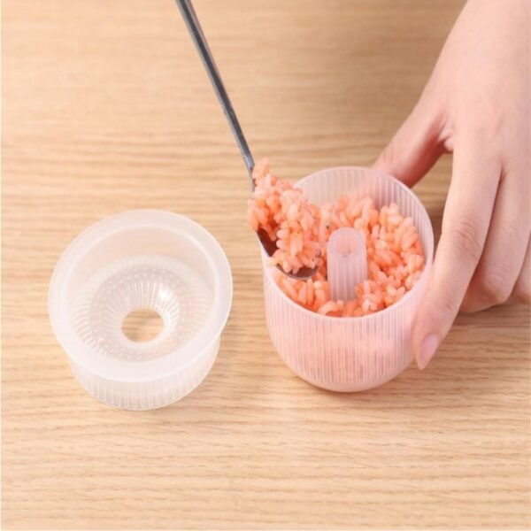 Donut Rice Mold Japanese DIY Round Shaped Rice Mold Household Kitchen Bakeware Rice Bento Sushi Maker 2