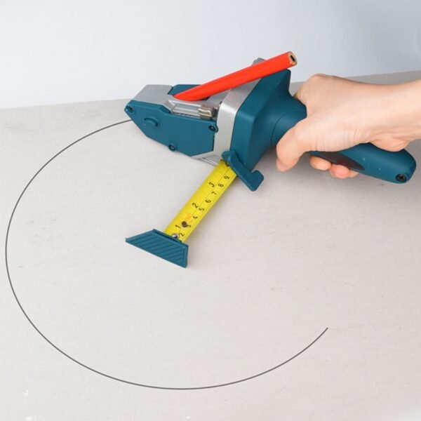 Handheld Gypsum Board Cutting Tool Drywall Cutting Artifact Tool with Tape Measure Woodworking Scribe Cutting Board 4