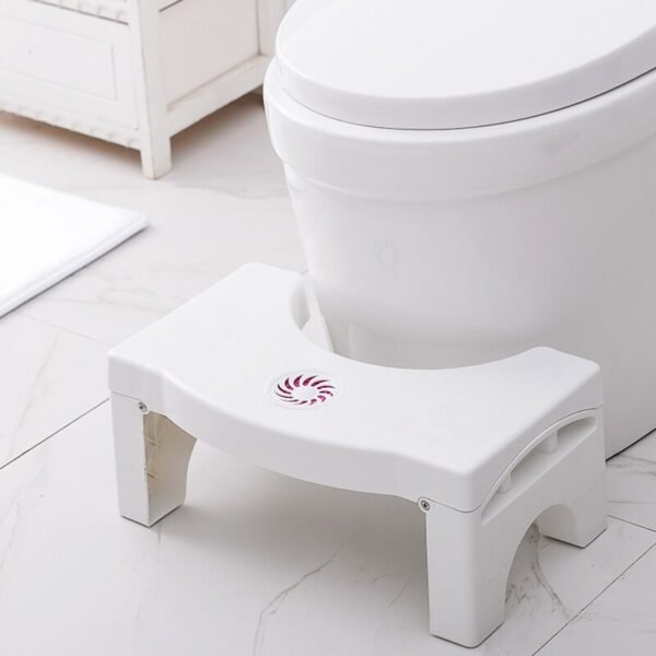 Home Foldable Squatting Stool Bathroom Squat Toilet Stool Compact Stool Portable Step Seat for Home Bathroom 2