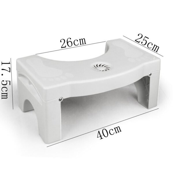 Home Foldable Squatting Stool Bathroom Squat Toilet Stool Compact Stool Portable Step Seat for Home Bathroom 5