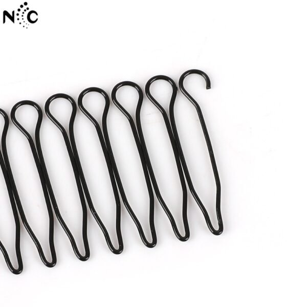 Hot Sale Black Professional Roll Curve Clip Pin Invisible Fringe Hair Comb Clips For Women Girls 4