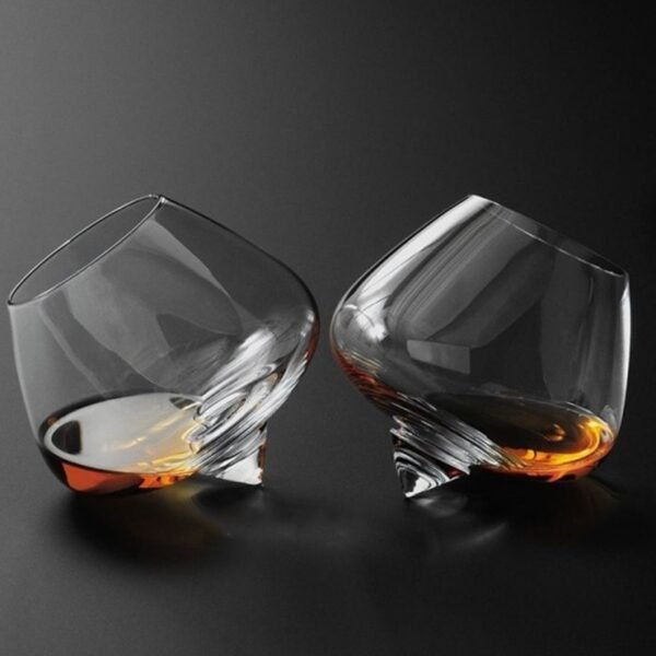 Normann Copenhagen Rocking Whiskey Crystal Glass Cinon Roly poly Wine Cup Tumbler Liquor Cognac Martell XO 3