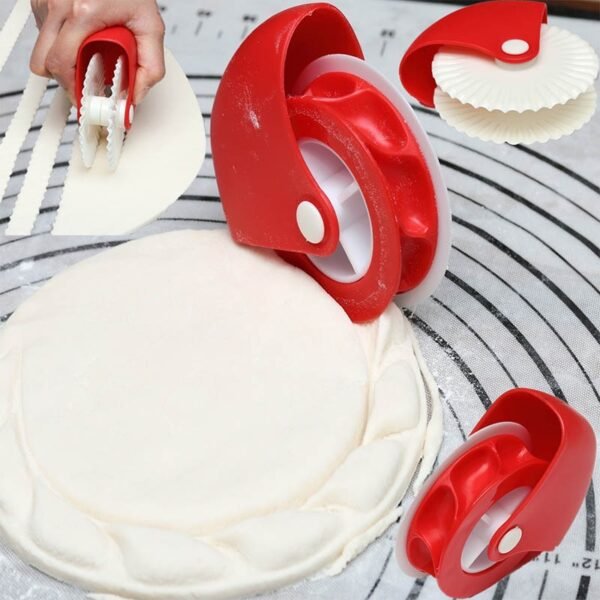 Pastry Cutter Ensure Smooth Cutting Plastic Rust Proof Noodle Knife Pizza Pie Tools Rolling Wheel Decorator 1