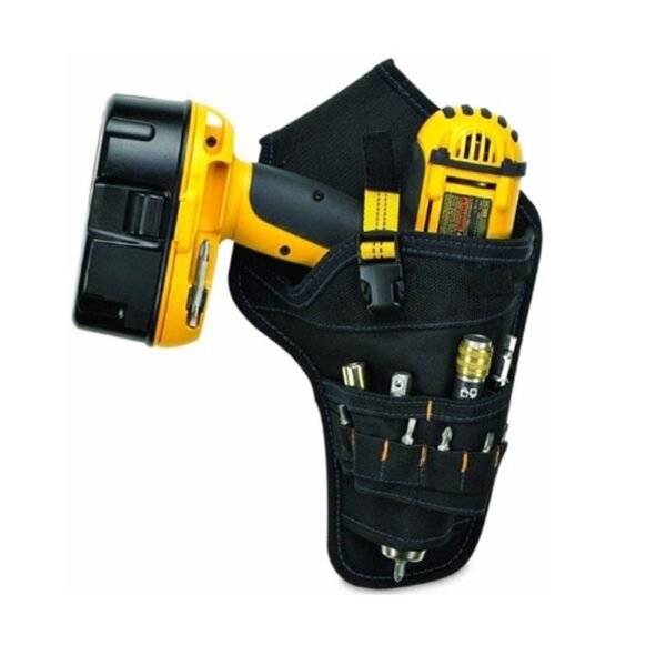 Portable Heavy Duty Drill Driver Holster Cordless Electrician Tool Bag Bit Holder Belt Pouch Waist Cordless 1