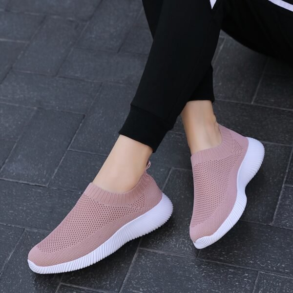 TUINANLE Women Sneakers Shoes Flats 2021 Spring Sock Sneakers Women Summer Slip on Flats Shoes Women 2