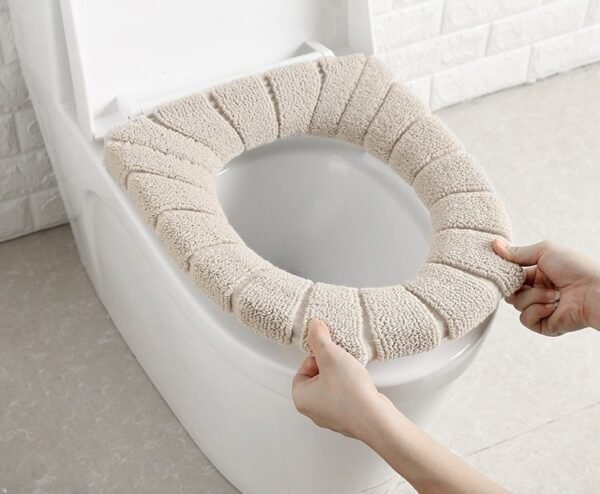 Universal Warm Soft Toilet Seat Cover Mat Set For Home Decor Closestool Mat Seat Case Toilet 3