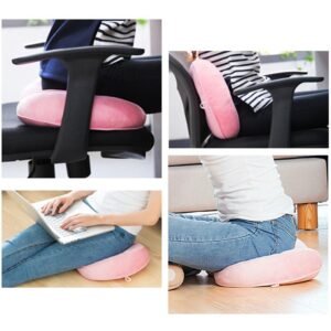 Women Dual Comfort Orthopedic Cushion Pelvis Pillow Lift Hips Up Seat Cushion for Pressure Relief 1