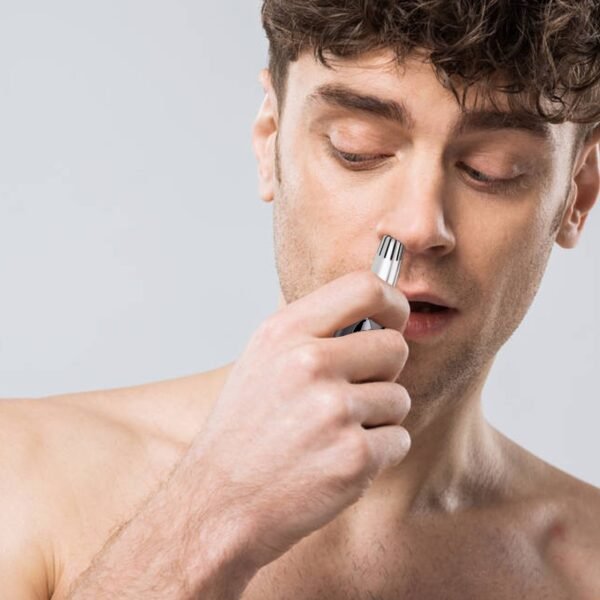 YBLNTEK Nose Trimmer for Men Stainless Steel Manual Trimmer for Nose Vibrissa Razor Shaver Washable Nose 5
