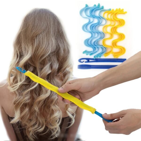 12PCS DIY Magic Hair Curler 30CM Portable Hairstyle Roller Sticks Durable Beauty Makeup Curling Hair Styling