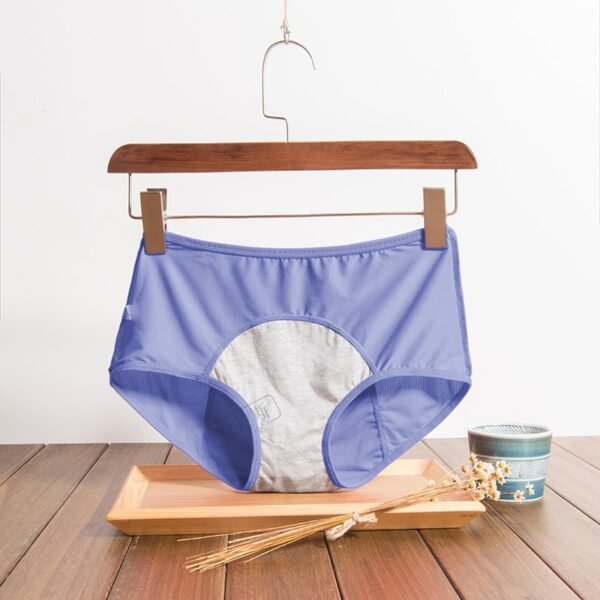 3pcs Set Menstrual Panties Women Sexy Pants Leak Proof Incontinence Underwear Period Proof Briefs High Waist 1