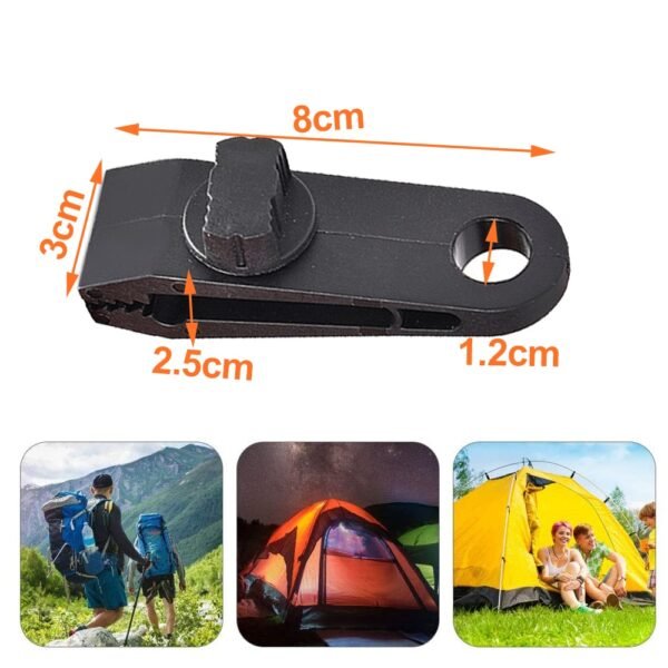 4 8 12Pcs Awning Tent DIY Tarp Clamp Clips Snap Canvas Canopy Clamp Anchor Gripper Jaw 5
