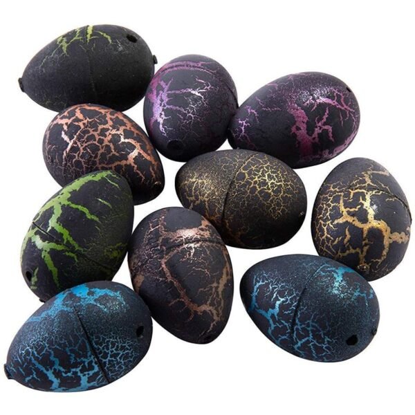 60 Pack Dinosaur Eggs Toys Hatching in Water Toys Games Science Kits Hatching Easter Eggs Crack 5