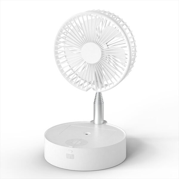 Adjustable Telescopic Fan USB Rechargeable Humidifying Fan for Student Portable Small Electric Dormitory Office Desktop Home 3