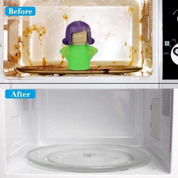 Angry Mama Microwave Steam Cleaner Microwave Oven Steam Cleaners Easily Clean In Minutes Cleans Add Vinegar 1