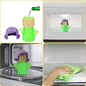 Angry Mama Microwave Steam Cleaner Microwave Oven Steam Cleaners Easily Clean In Minutes Cleans Add Vinegar 2