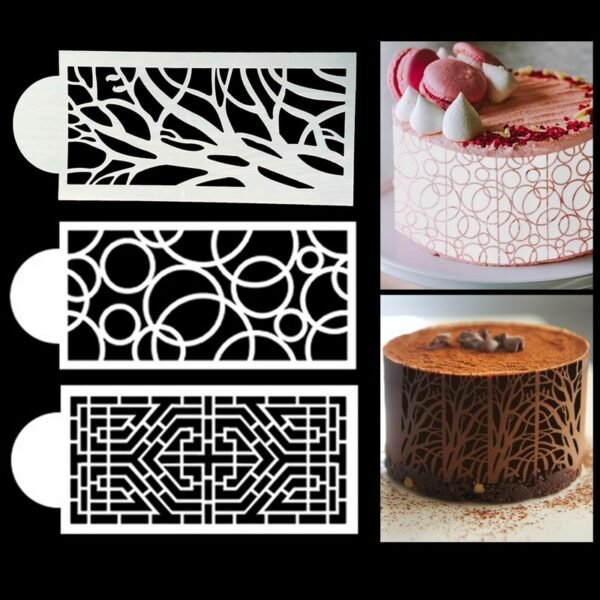 Cake Decorating Tools DIY Mold Plastic Sugar Sieve Mold Bohemian Style Fondant Printing Mold Cake Tool