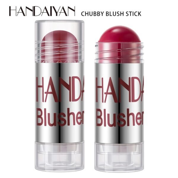 HANDAIYAN 8 Colors Chubby Crayon Blush Stick Moisturizing Smooth Rouge Pen Long lasting Blush Cream Blush 2