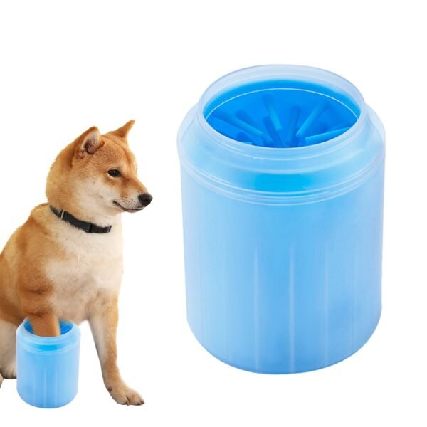 Silicone Dog Paw Cleaning Cup Pet Paw Massage Comb Portable Puppy Foot Washer Dog Cat Dirty 1