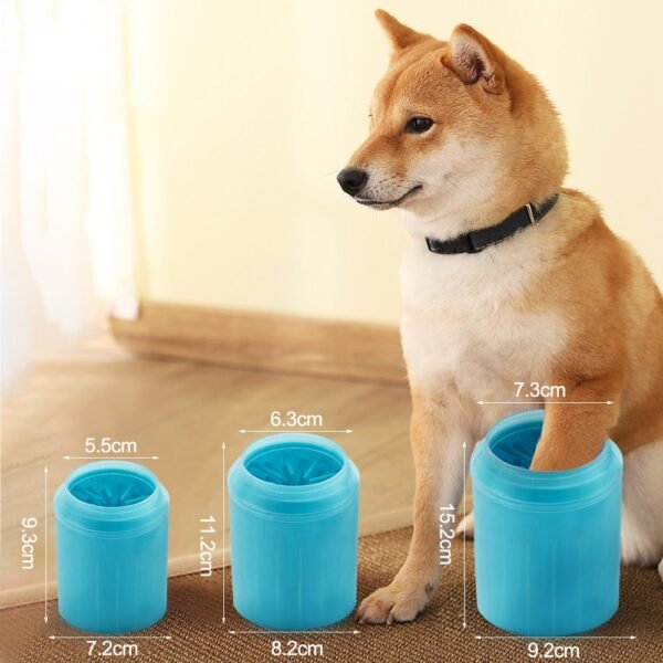 Silicone Dog Paw Cleaning Cup Pet Paw Massage Comb Portable Puppy Foot Washer Dog Cat Dirty