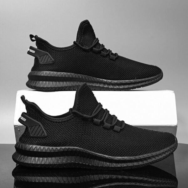 Sport Running Men Shoes Air Mesh Breathable Men Sneakers New Cushioning Casual Balck Shoes Lightweight Zapatillas 4