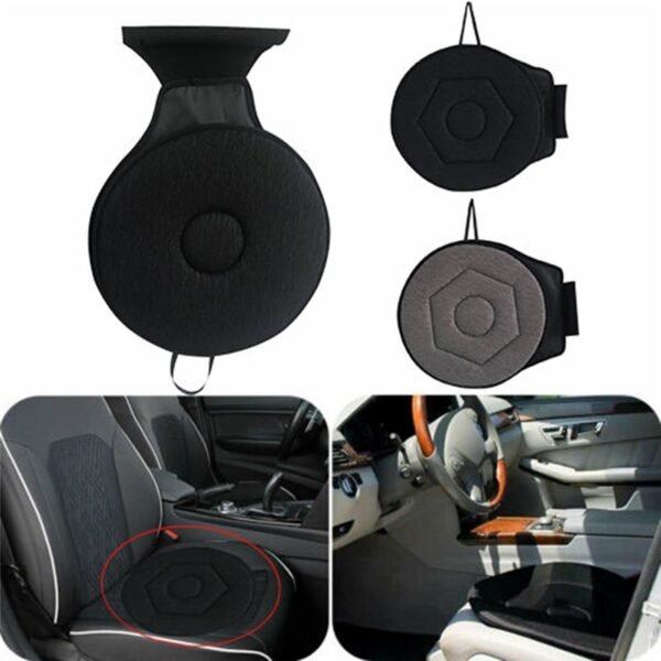 Swivel Cushion Car Mats Auxiliary Car Seat Chair Mobility Aid Moving Part 360 Degree Rotating for 1