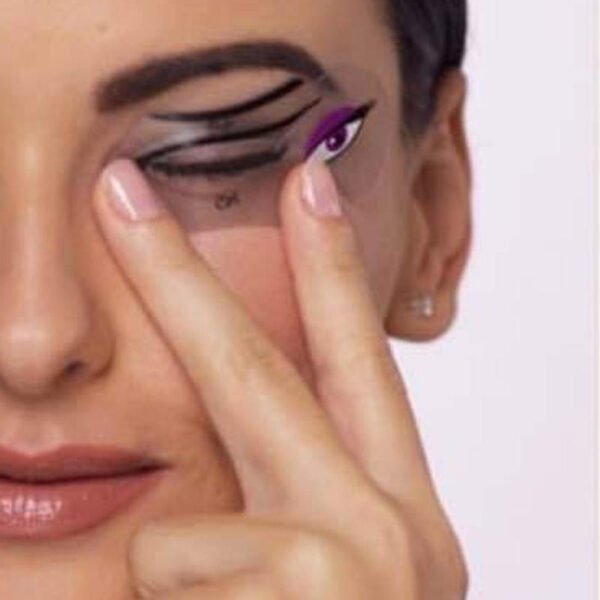 10pcs Cat Smokey Eyeliner Stencil Eye Shadow Guide Makeup Simple Tool Set 1