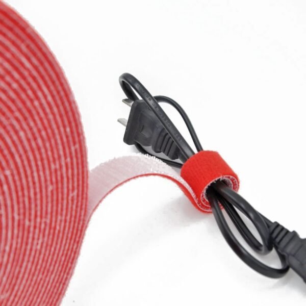 5Meter Roll 15 20mm Color Velcros Self Adhesive Fastener Tape Reusable Strong Hooks Loops Cable Tie 2