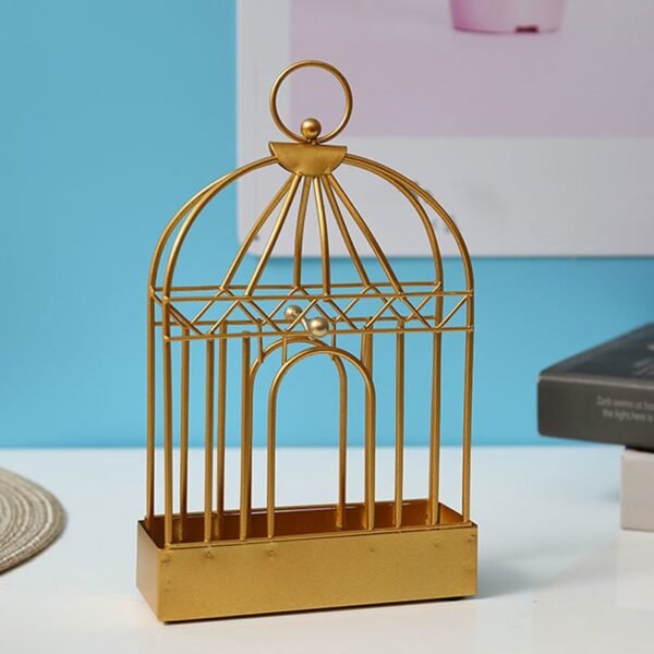 Creative Mosquito Coil Holder Nordic Style Birdcage Shape Summer Day Iron Mosquito Repellent Incenses Rack Plate 2