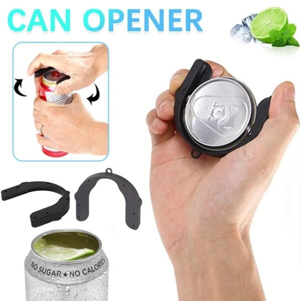 Go Drink Universal Topless Can Opener Safety Easy Manual Can Opener Beverage Bottle Opener Cans Bar
