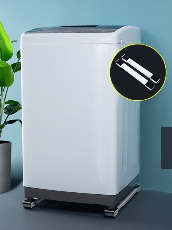 Washing Machine Stand Movable Adjustable Refrigerator Base Mobile Roller Bracket 24 Wheel Universal Washing Machine Dryer 1