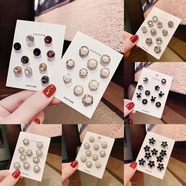 10pcs Button Brooch Close Neckline Decorative Brooch Anti light Artifact Small Pin Collar Buckle Fixed Clothes 2