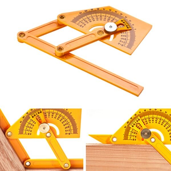 180 Measuring Ruler Precise Protractor And Angle Finder Woodworking Measurement Tools Woodworking Angle Ruler For Machinist 2