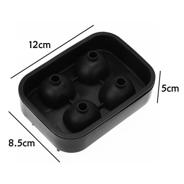 4 Holes Silicone Bones Skull Ice Cube Mold Cake Candy Tray Halloween Gift Kitchen Cooking Ice 5