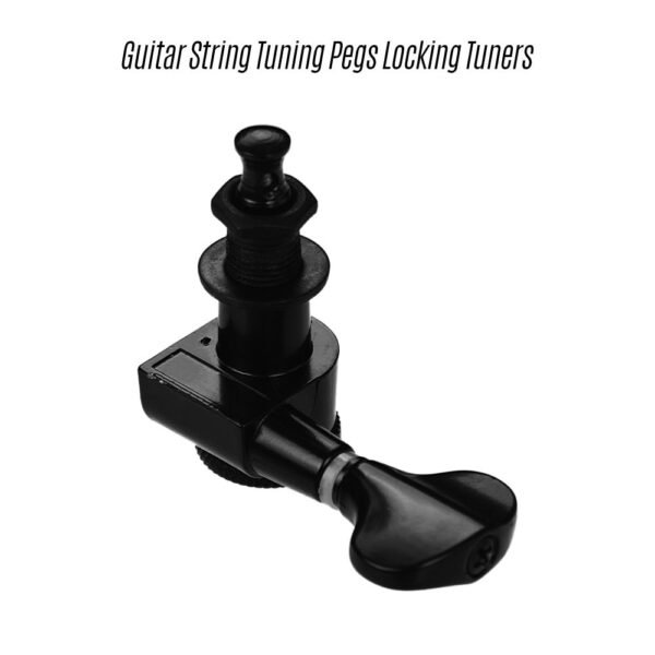 6 PCS Guitar Heads Knobs String Tuning Peg for Electric Guitars 3L3R with Mounting Screws and 4
