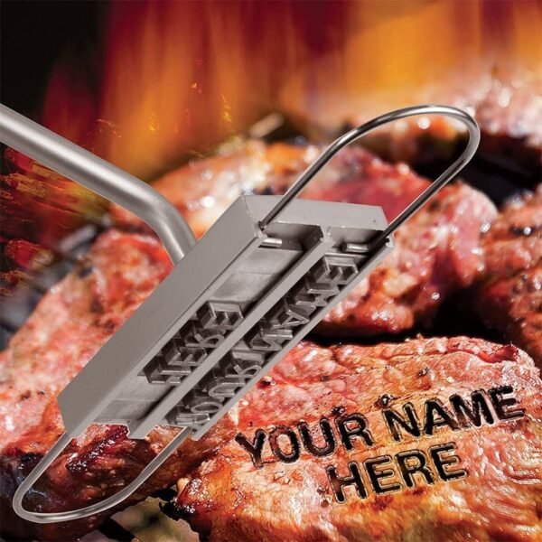 BBQ Branding Iron 55Letters DIY Barbecue Letter Printed BBQ Steak Tool Meat Grill Forks Barbecue Tool
