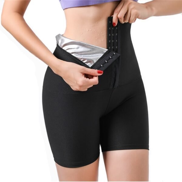 Body Shaper Pants Sauna Shapers Hot Sweat Sauna Effect Slimming Pants Fitness Short Shapewear Workout Gym