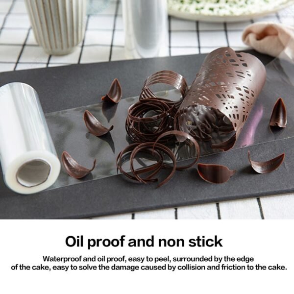 Cake Collars Rolls Clear Cake Strips Transparent Cake Rolls Mousse Cake Acetate Sheets for Chocolate Mousse 1