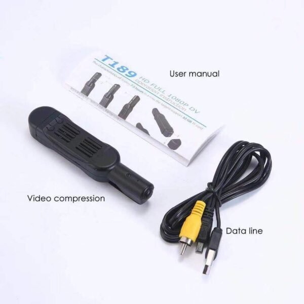 Electop Mini Camera T189 Mini DV Camera Camcorder HD 1080P Micro Pen Camera Video Voice Recorder 4
