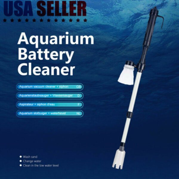 Electric Aquarium Fish Tank Water Changer Gravel Cleaner Automatic Siphon Water Filter Change Pump Cleaning Tools 1