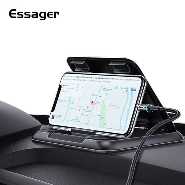 Essager Dashboard Car Phone Holder for iPhone Xiaomi mi Adjustable Mount Holder For Phone in Car