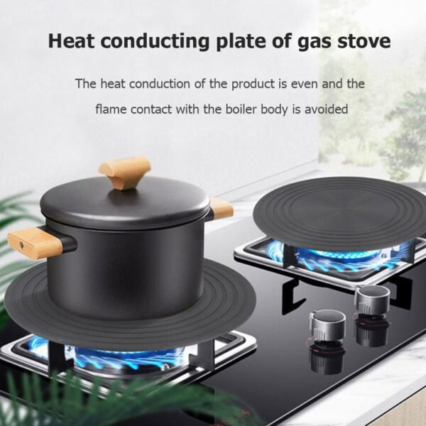 Gas Stove Heat Conduction Food Ice Fast Defrosting Plate Energy saving Enamel Protection Bottom Pan Kitchen