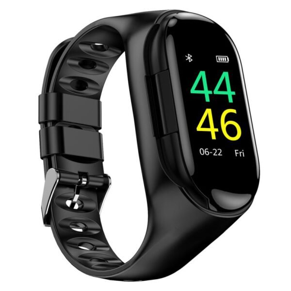 M1 Newest AI Smart Watch With Bluetooth Earphone Heart Rate Monitor Smart Wristband Long Time Standby 2