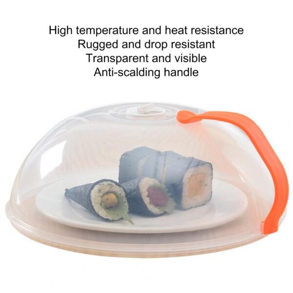 Microwave Food Cover Washable Effective Easy using Microwave Plate Lid Cover Splash And Oil Cover Fresh 3