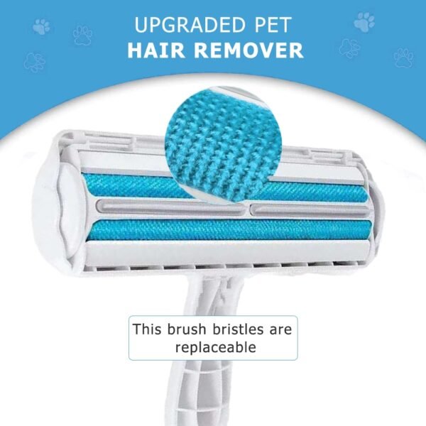 Pet Hair Roller Remover Lint Brush 2 Way Dog Cat Comb Tool Convenient Cleaning Dog Cat 2