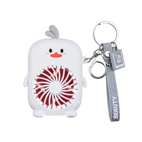Summer Creative Handheld Fan Usb Charging Portable Silent Keychain Mini Fan 2021 Cute Decorative Keychain Toy 1