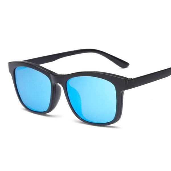TR90 Glasses Frame Polarized Clip On Sunglasses Men UV400 Myopia Clip on glasses Women Sun Glasses 2